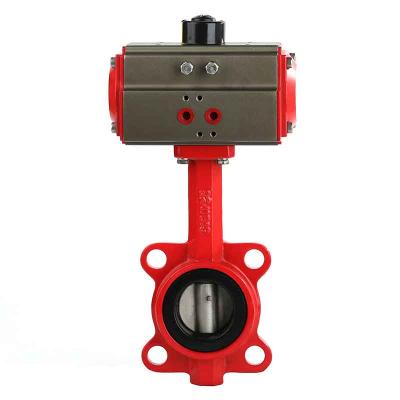 Pneumatic Butterfly Valve Flanged Type