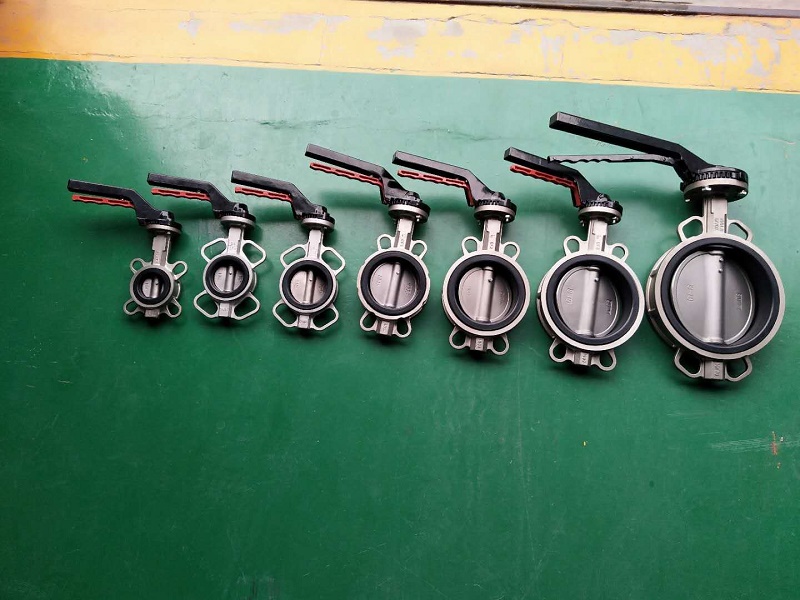 Staliness Steel Butterfly Valve Aluminum Lever